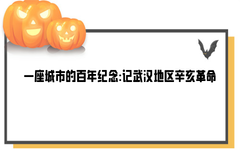 一座城市的百年纪念:记武汉地区辛亥革命百年来的纪念活动