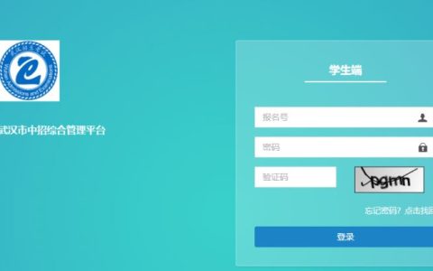 武汉中招平台官网学生端登录入口https://zkzz.whzkb.cn/stu/