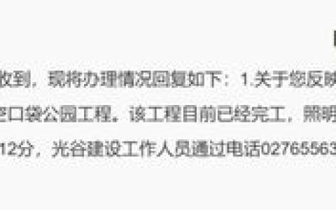 亮灯！光谷这座公园，终于不用摸黑玩耍了！